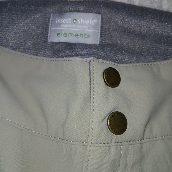 Element Women's Khaki Boot Cut, Insect Repellant Pants Sz 8 - Picture 2 of 7